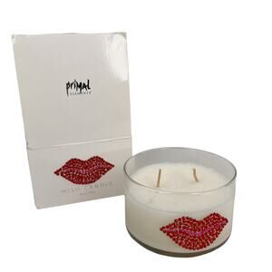 Primal Elements Wish Candle SWAK Exotic Floral Sparkling Citrus 9.5 oz New